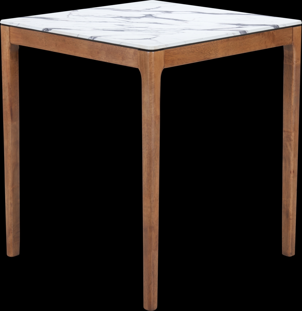 Sherin White Square Counter Height Table - Thumbnail - Image 4