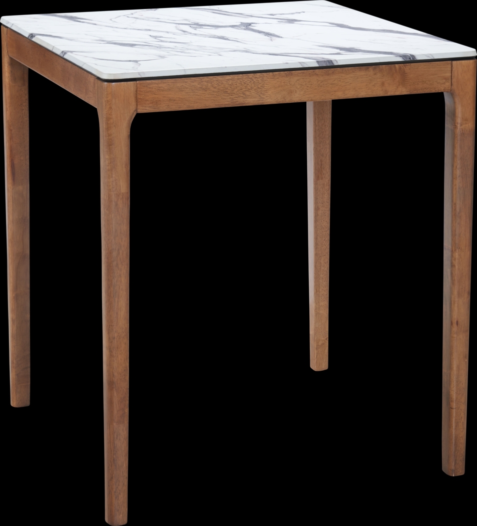 Sherin White Square Counter Height Table - Thumbnail - Image 6