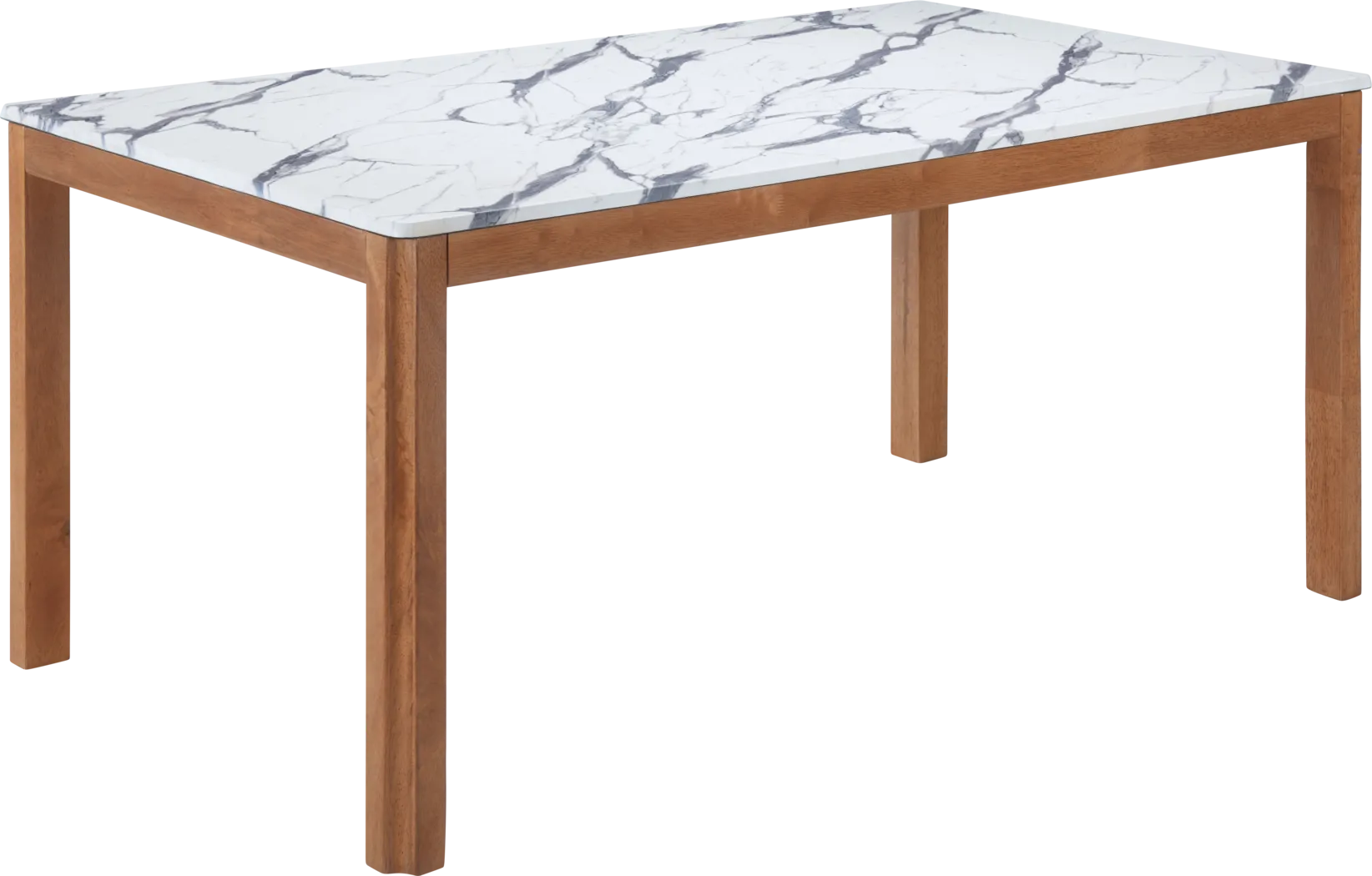 Sherin White Dining Table - Thumbnail - Image 1