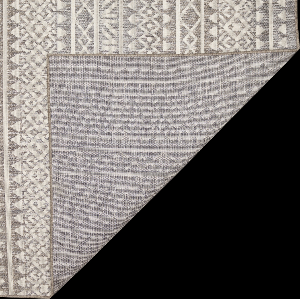 Sherrich Gray 7'10 x 9'10 Indoor/Outdoor Rug - Thumbnail - Image 6