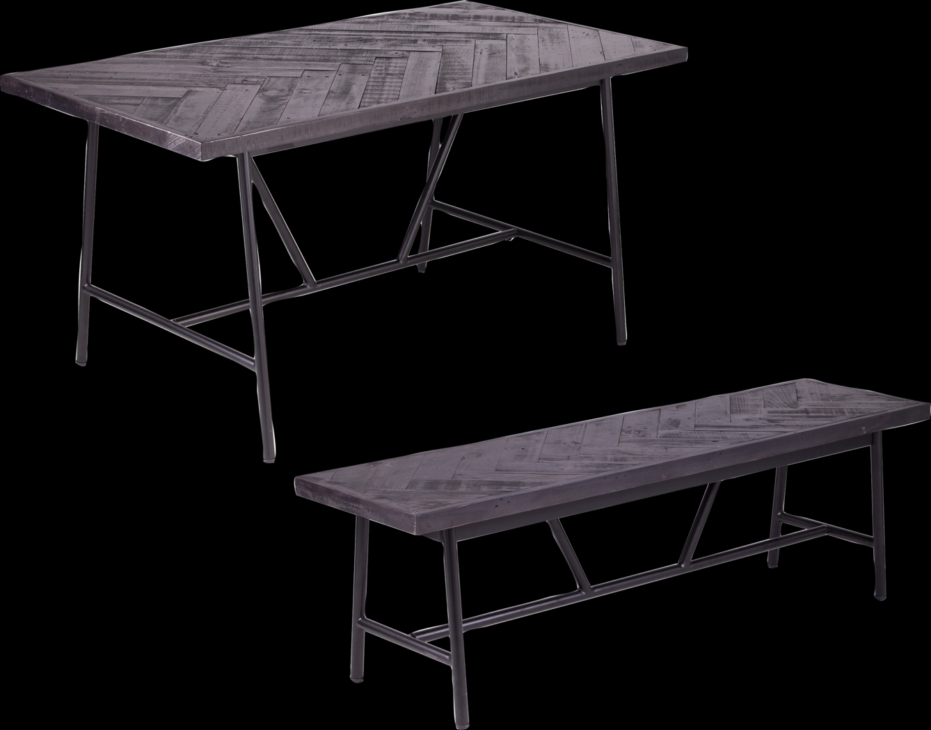 Sherrlyn Black 2 pc Dining Set - Thumbnail - Image 1