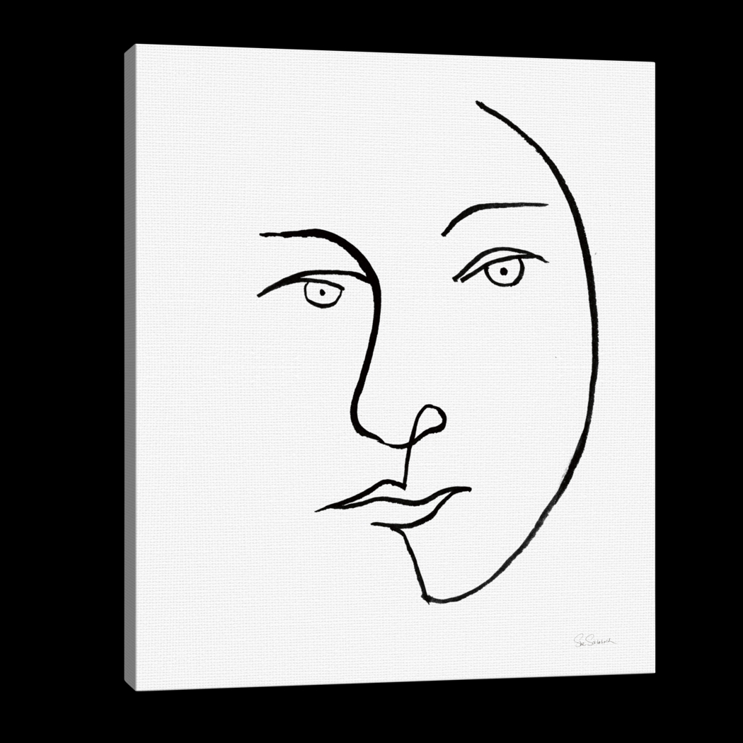 Sheryll's Portrait II White Artwork - Thumbnail - Image 2