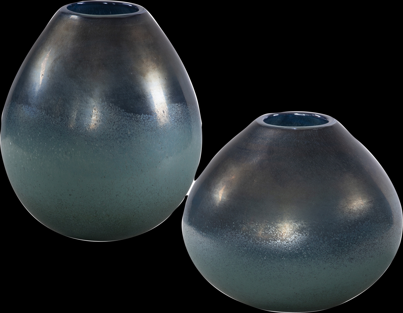 Shevlin Blue Vase, Set of 2 - Thumbnail - Image 1
