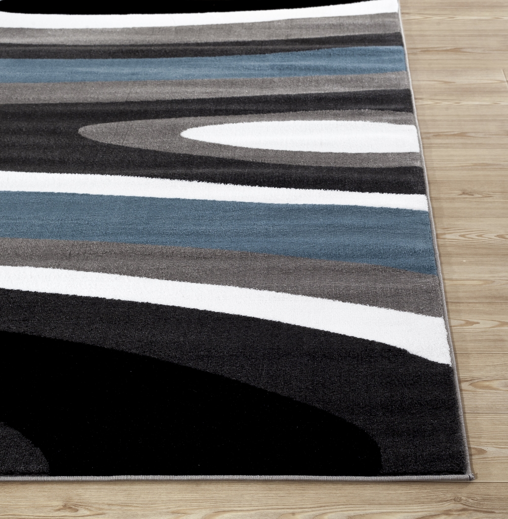 Sheyn Blue 5'3 x 7'3 Rug - Thumbnail - Image 2