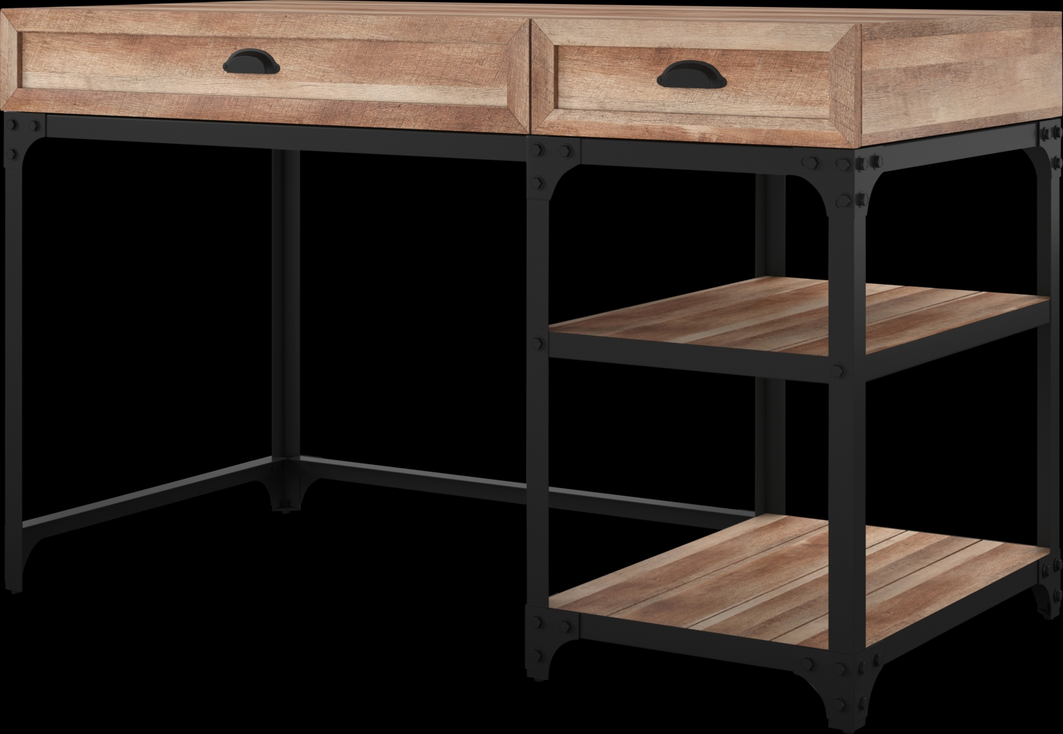 Shiaway Brown Desk - Thumbnail - Image 2