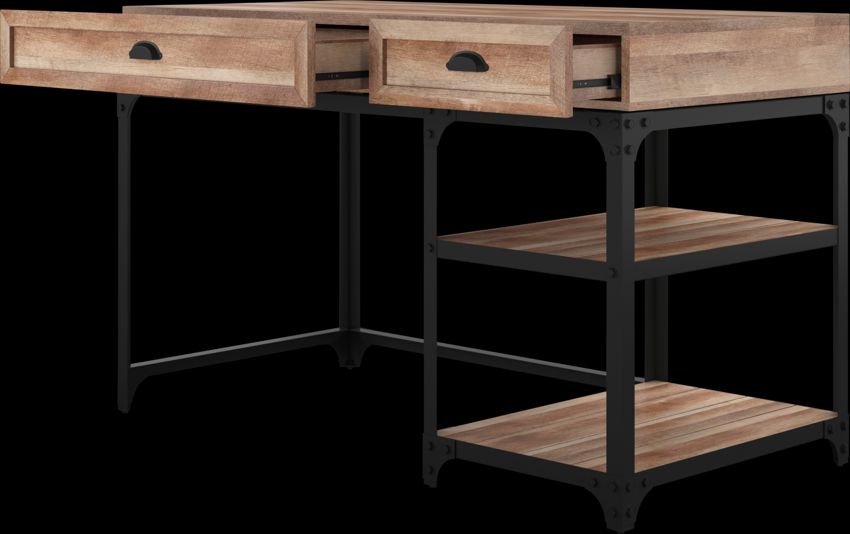 Shiaway Brown Desk - Thumbnail - Image 3