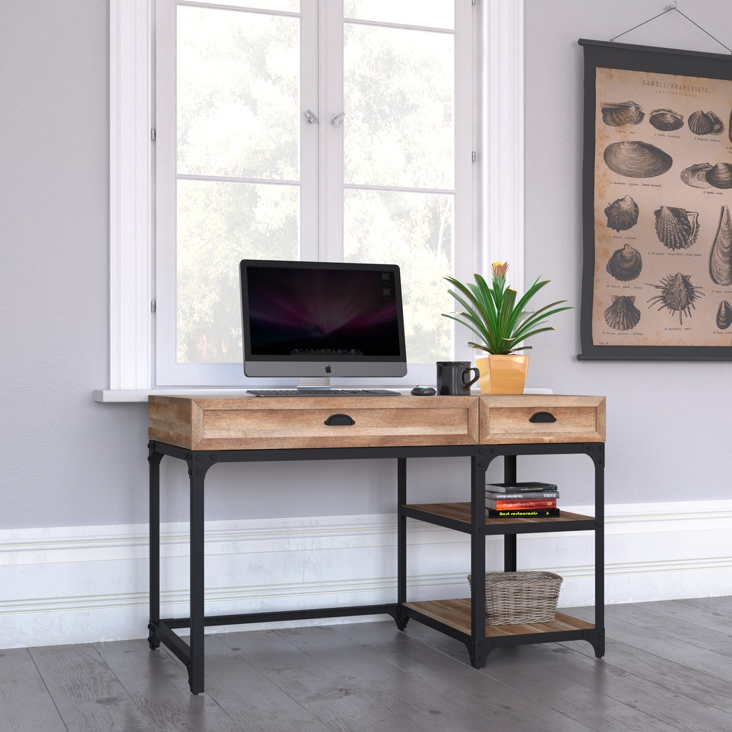 Shiaway Brown Desk - Thumbnail - Image 7
