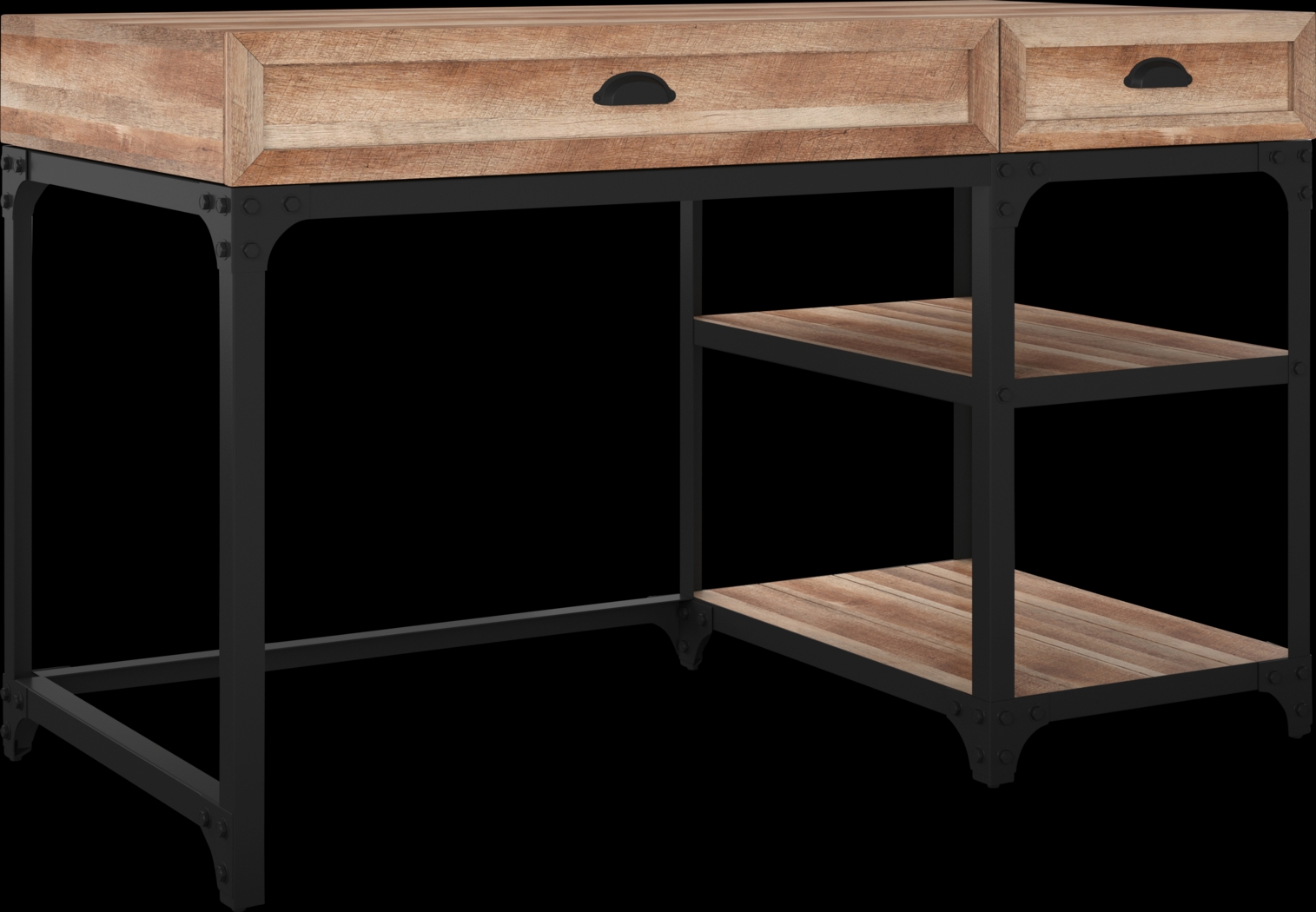 Shiaway Brown Desk - Thumbnail - Image 1