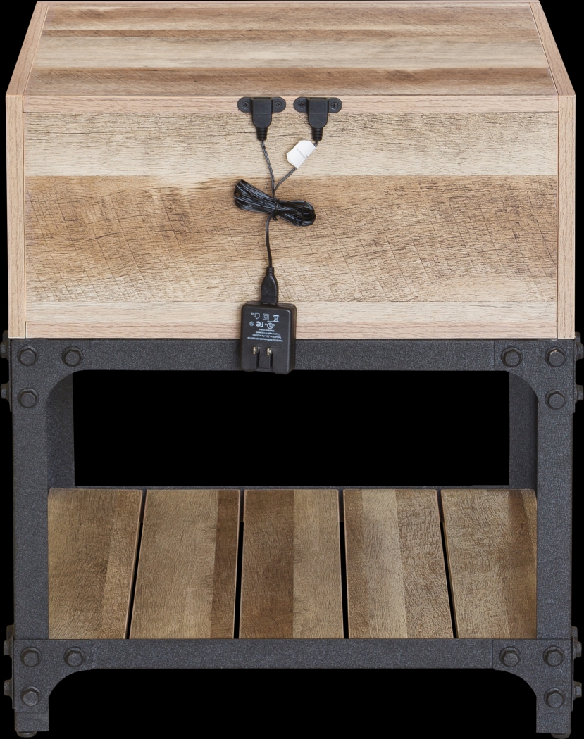 Shiaway Brown End Table - Thumbnail - Image 3