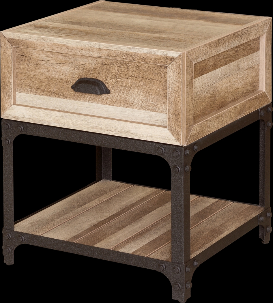 Shiaway Brown End Table - Thumbnail - Image 4