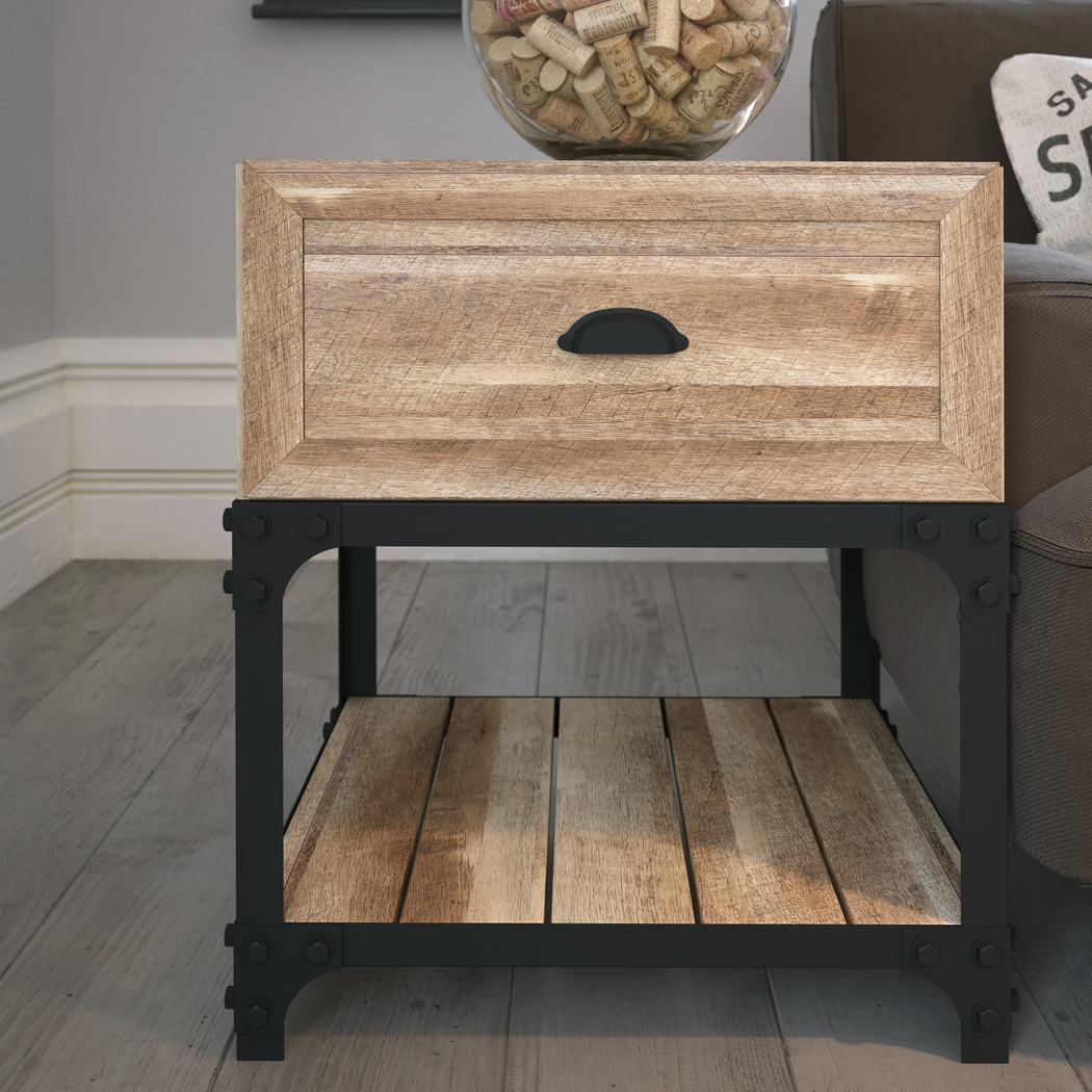 Shiaway Brown End Table - Thumbnail - Image 6