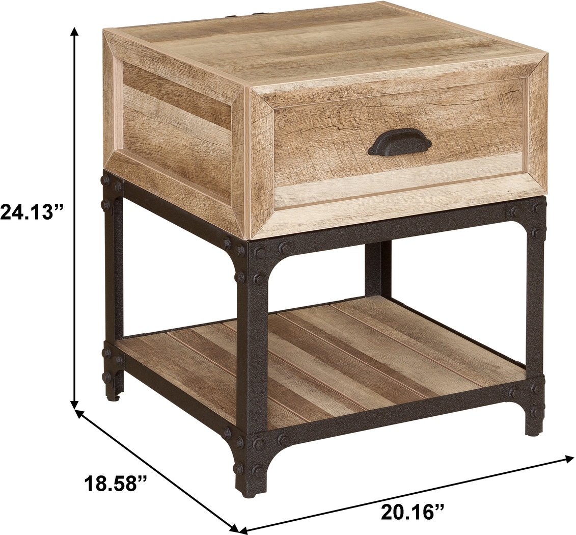 Shiaway Brown End Table - Thumbnail - Image 9