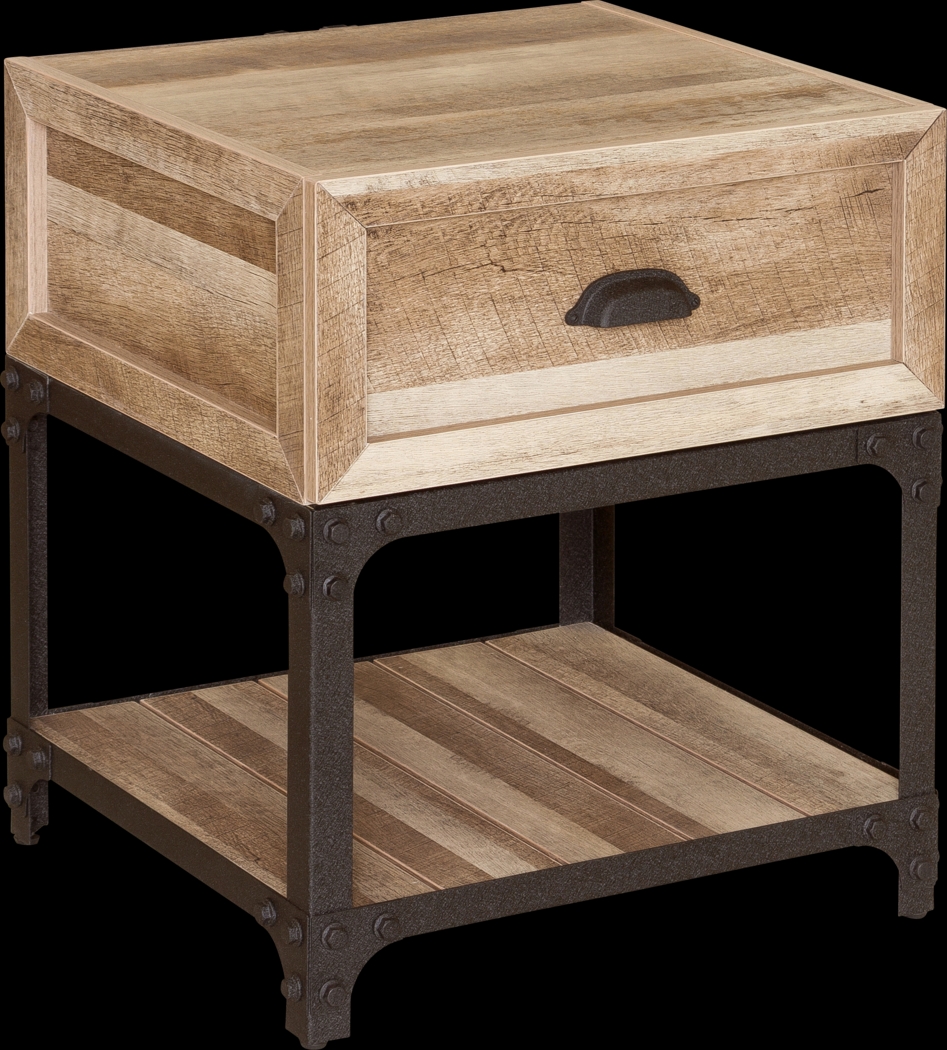 Shiaway Brown End Table - Thumbnail - Image 1