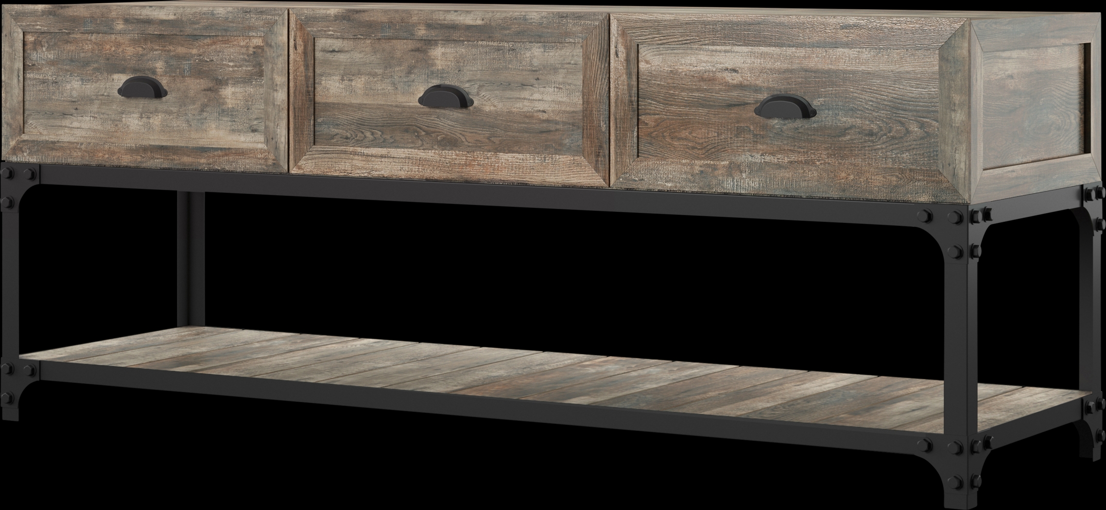 Shiaway Oak 60 in. Console - Thumbnail - Image 3