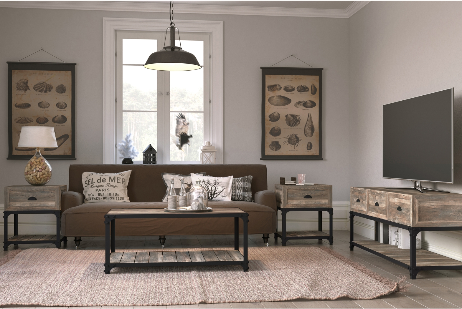 Shiaway Oak 60 in. Console - Thumbnail - Image 8