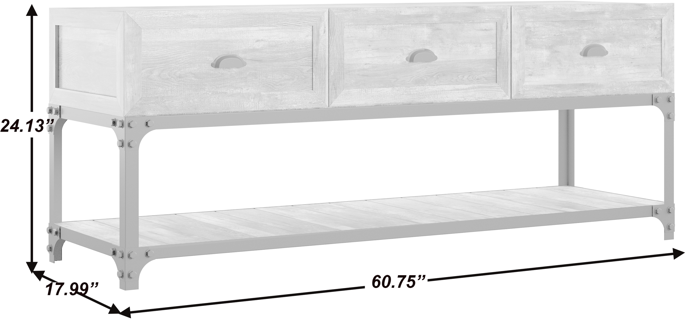 Shiaway Oak 60 in. Console - Thumbnail - Image 9