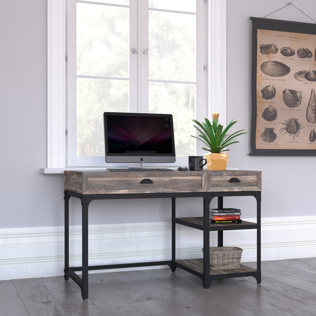 Shiaway Oak Desk - Thumbnail - Image 7