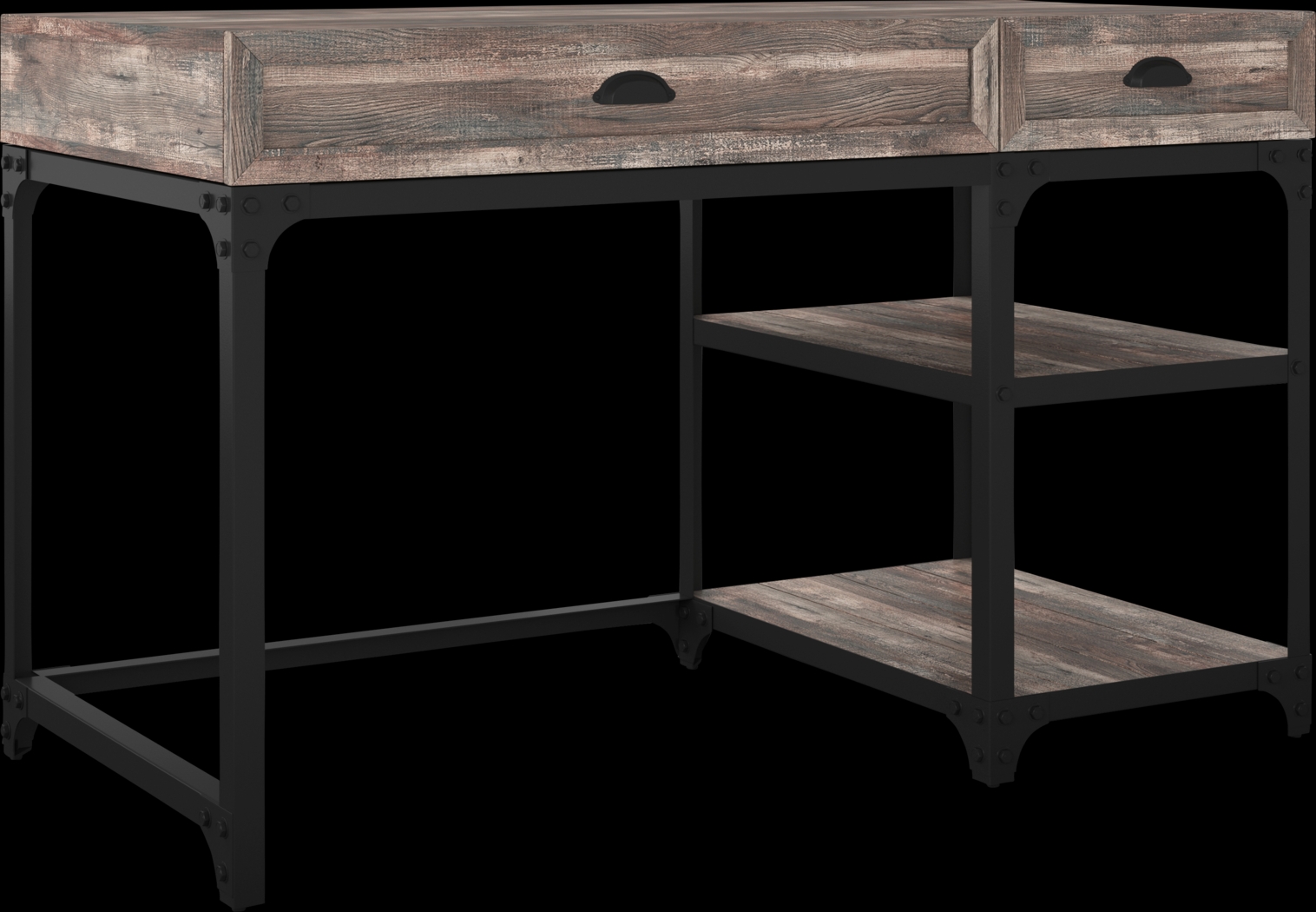 Shiaway Oak Desk - Thumbnail - Image 1