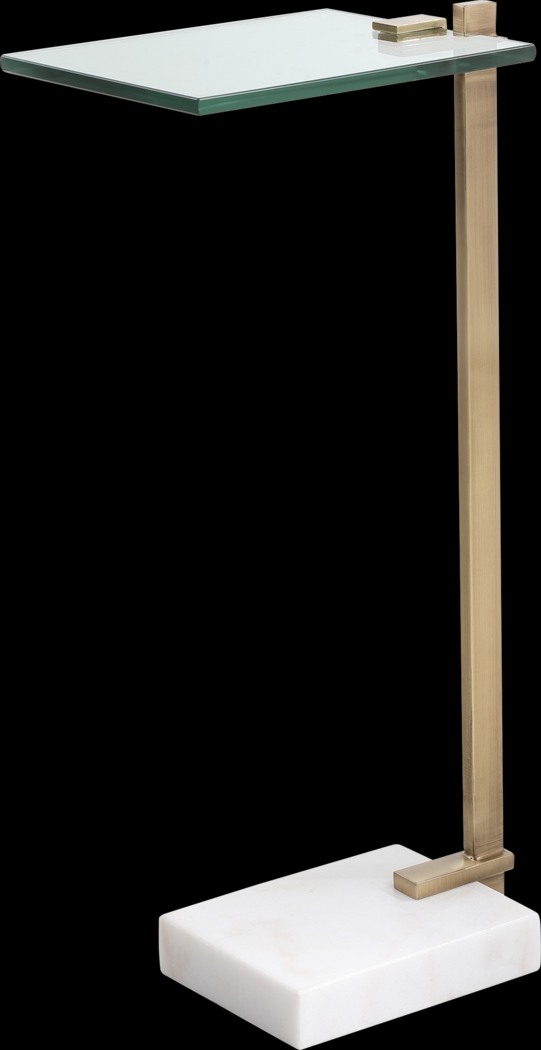 Shibell White Accent Table - Thumbnail - Image 1