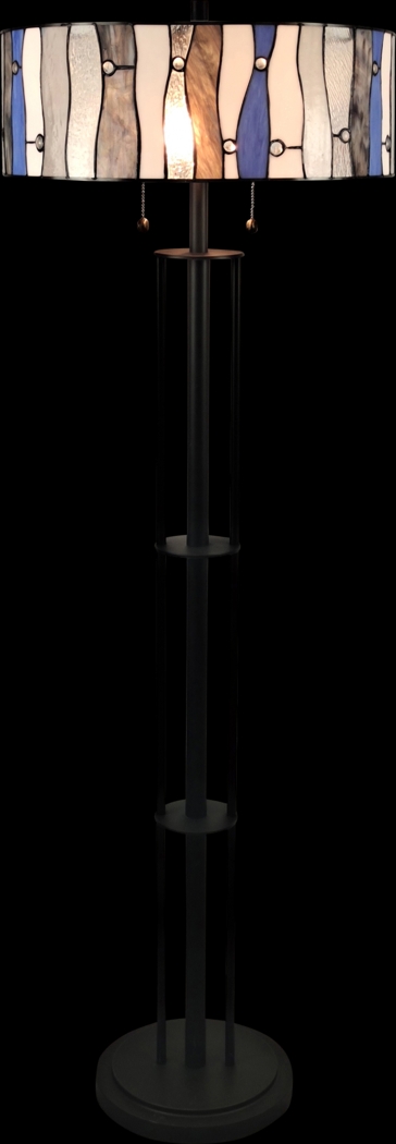 Shiloh Avenue Blue Tiffany Floor Lamp - Thumbnail - Image 1