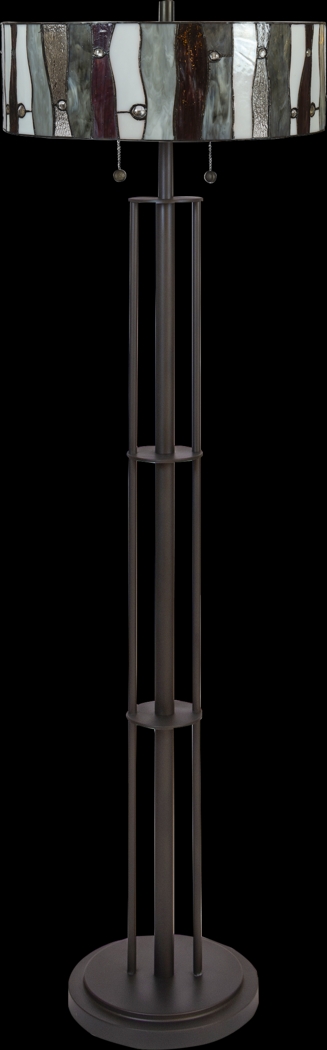 Shiloh Avenue Red Tiffany Floor Lamp - Thumbnail - Image 1