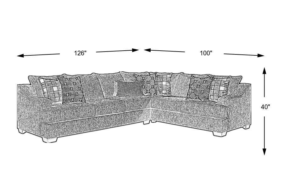 Dimension Image. Please refer to the Dimension Tab on this page for dimension details.