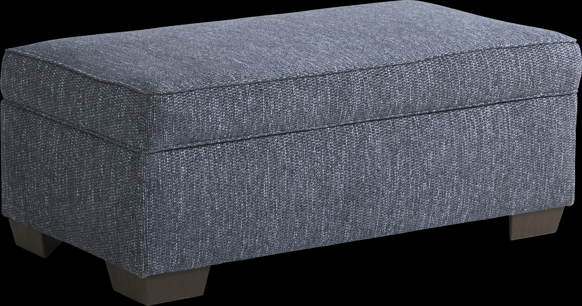 Shiloh Trail Indigo Storage Ottoman - Thumbnail - Image 1