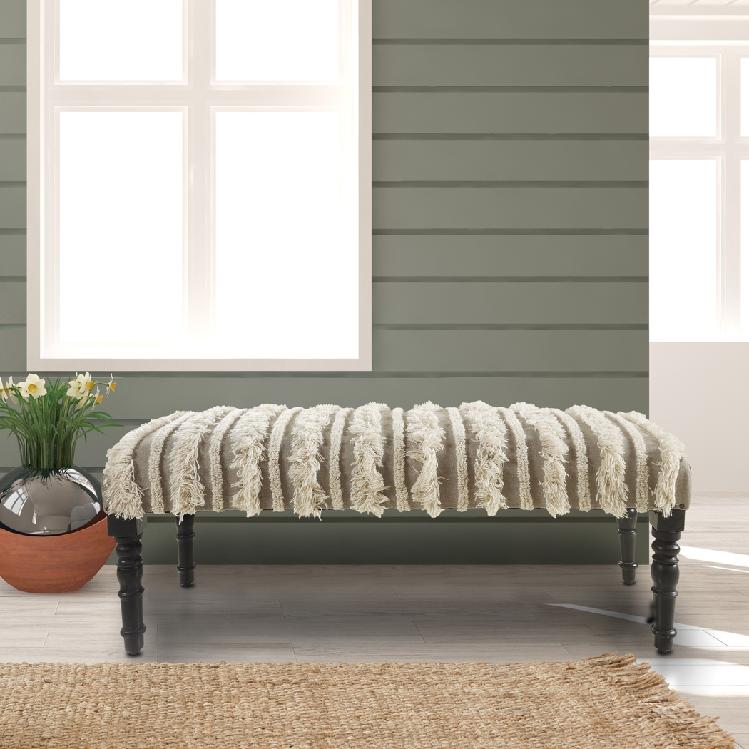 Shimlo Cream/Gray Bench - Thumbnail - Image 2