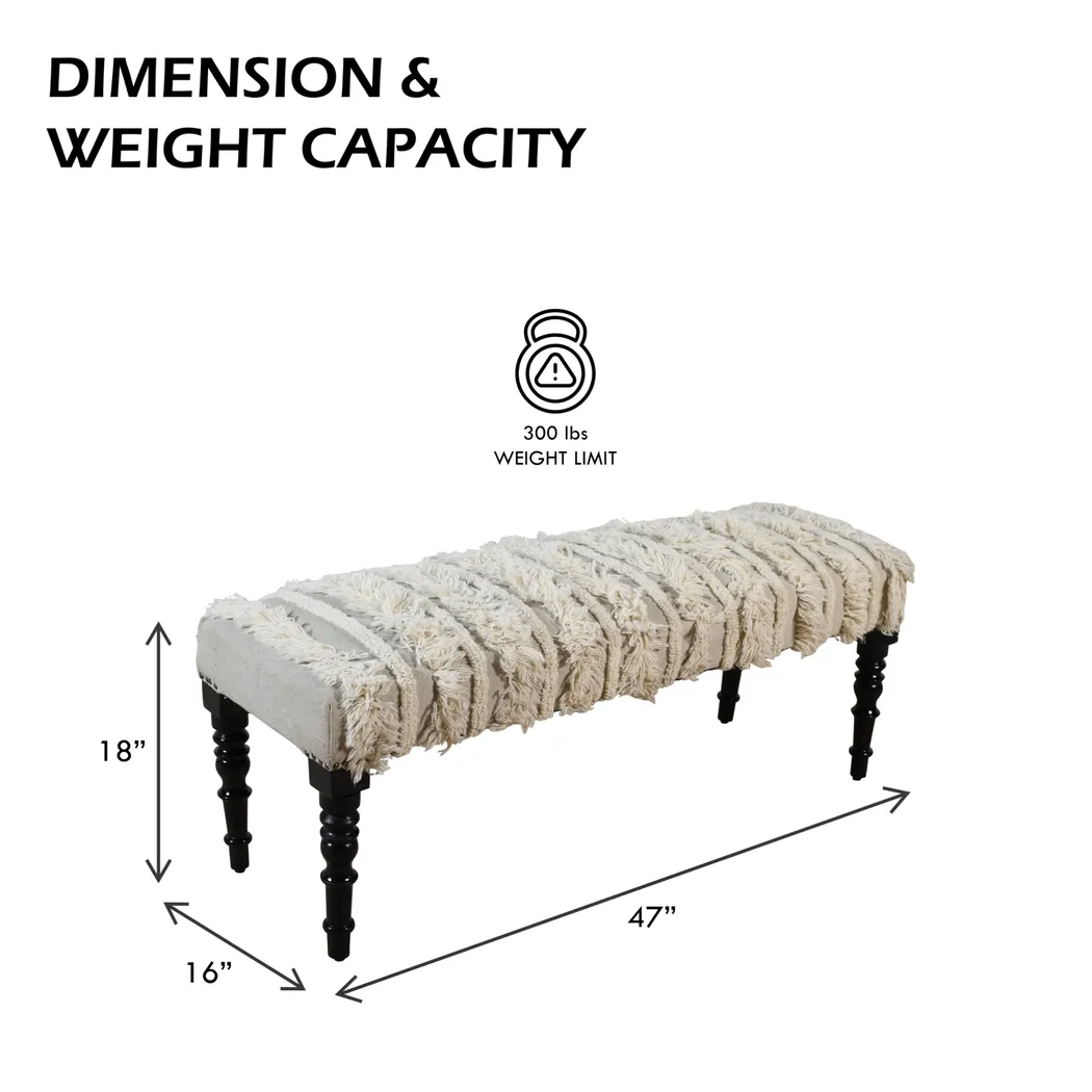 Shimlo Cream/Gray Bench - Image 8