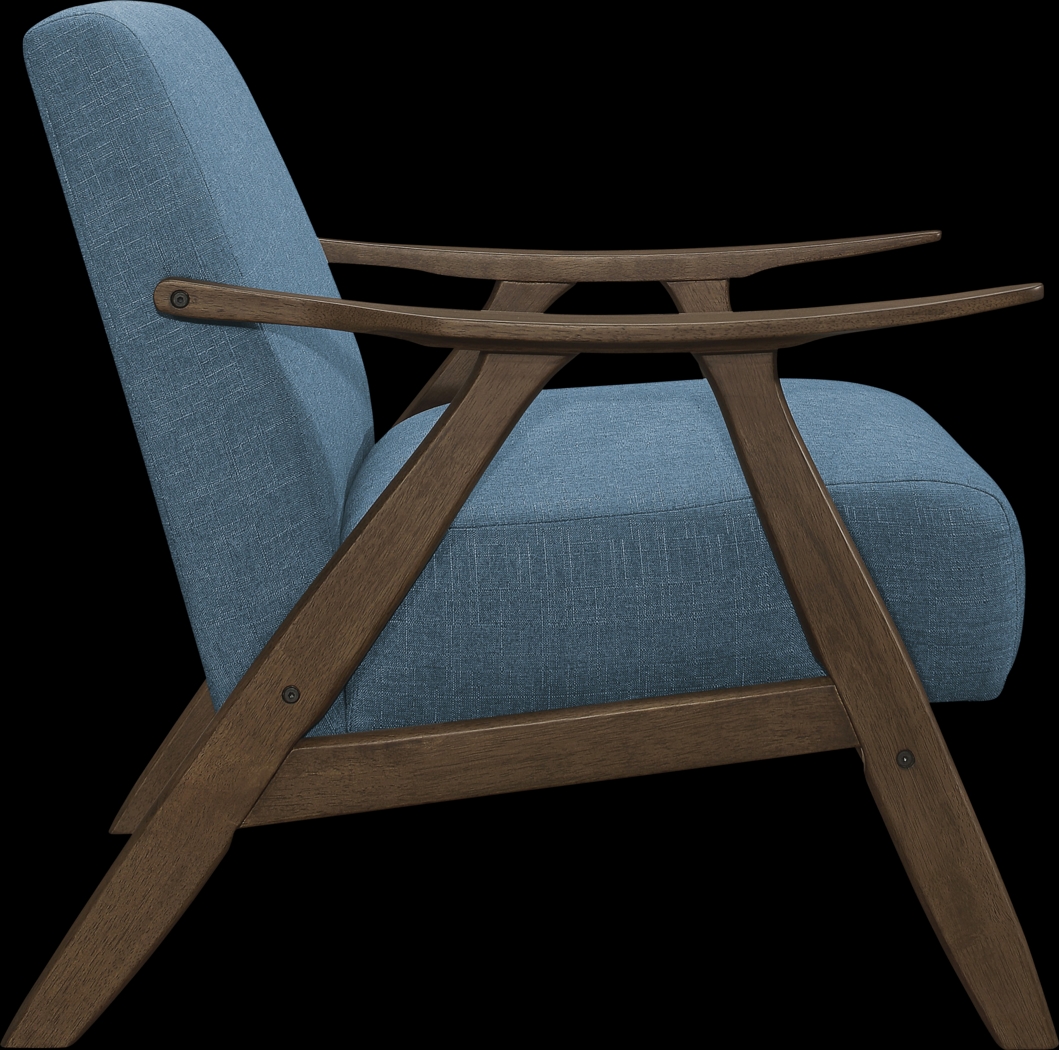 Shinano Blue Accent Chair - Thumbnail - Image 2