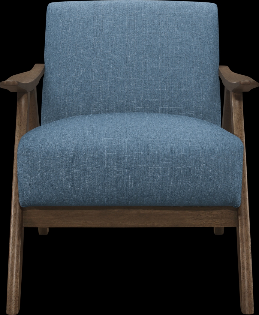 Shinano Blue Accent Chair - Thumbnail - Image 3