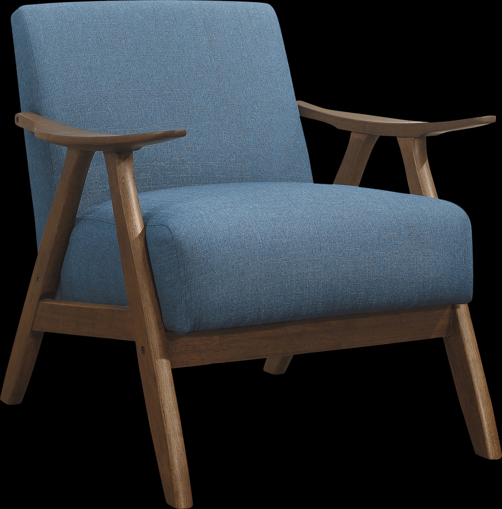 Shinano Blue Accent Chair - Thumbnail - Image 1