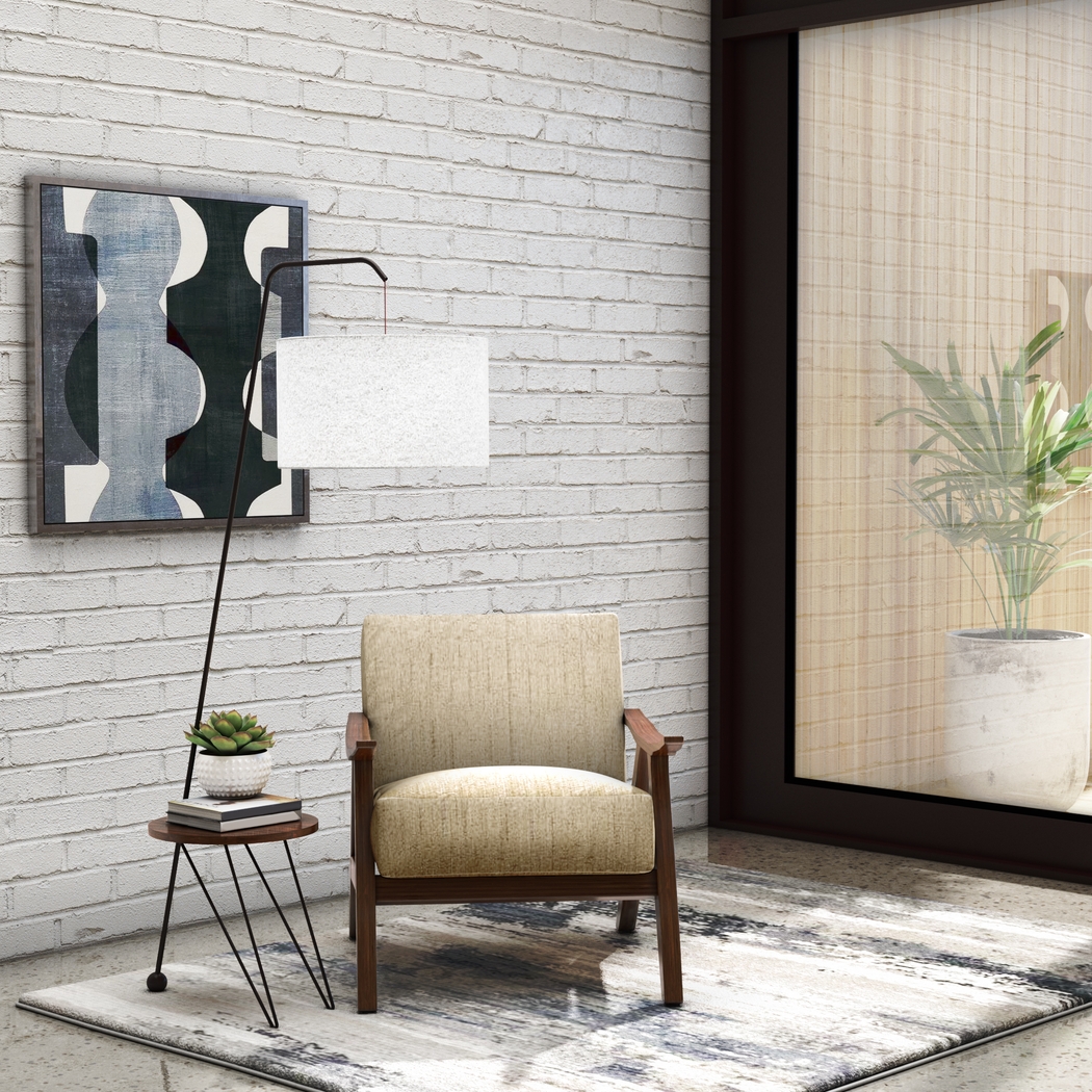 Shinano Brown Accent Chair - Thumbnail - Image 2