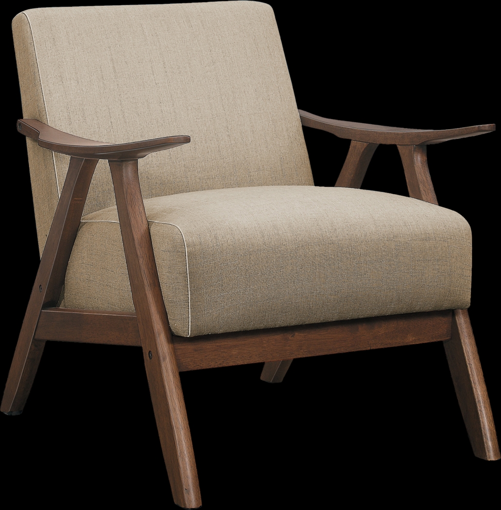 Shinano Brown Accent Chair - Thumbnail - Image 1