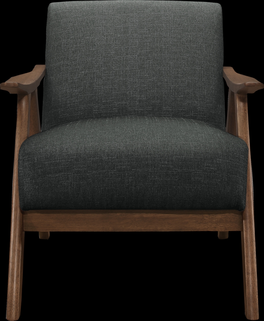 Shinano Dark Gray Accent Chair - Thumbnail - Image 3
