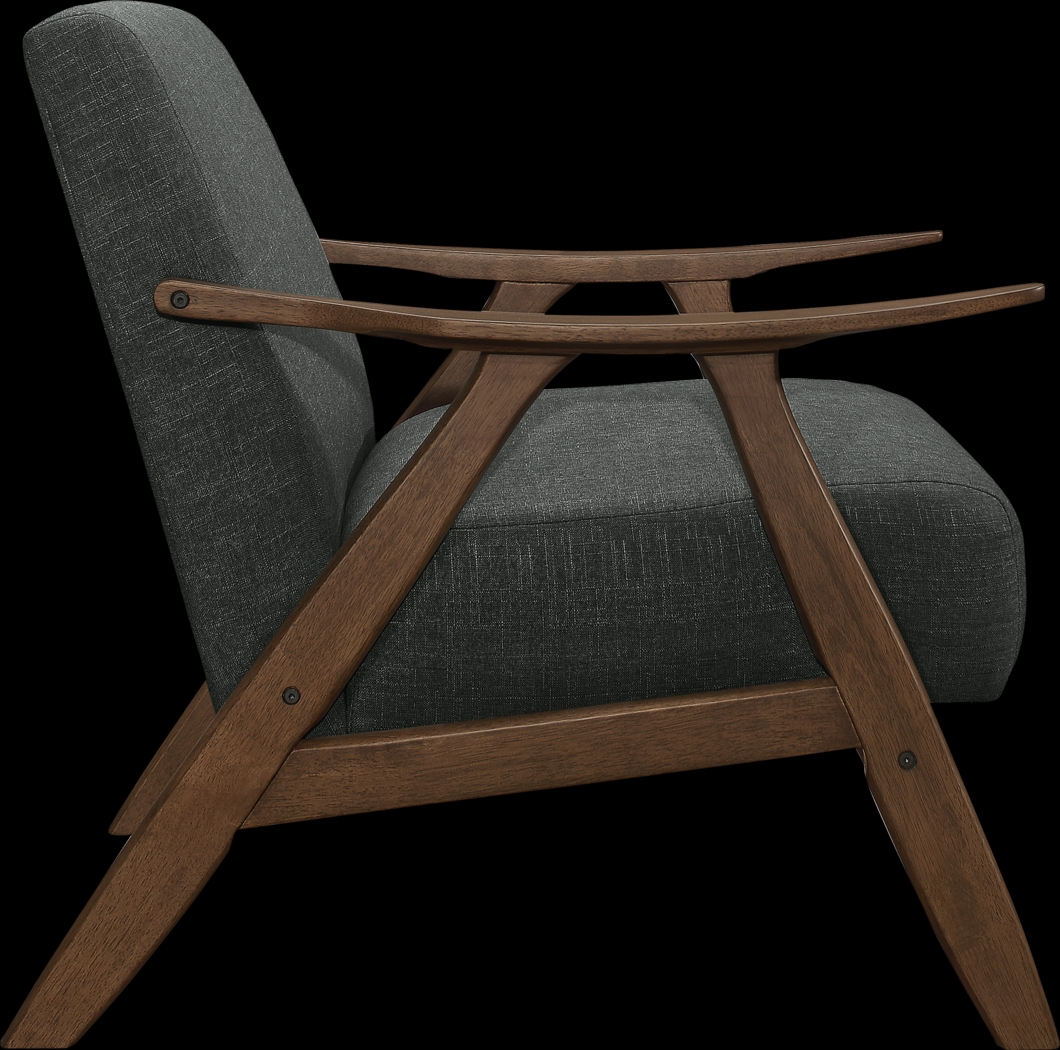 Shinano Dark Gray Accent Chair - Thumbnail - Image 4