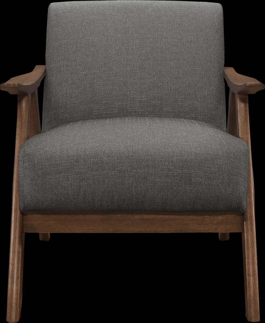 Shinano Gray Accent Chair - Thumbnail - Image 3