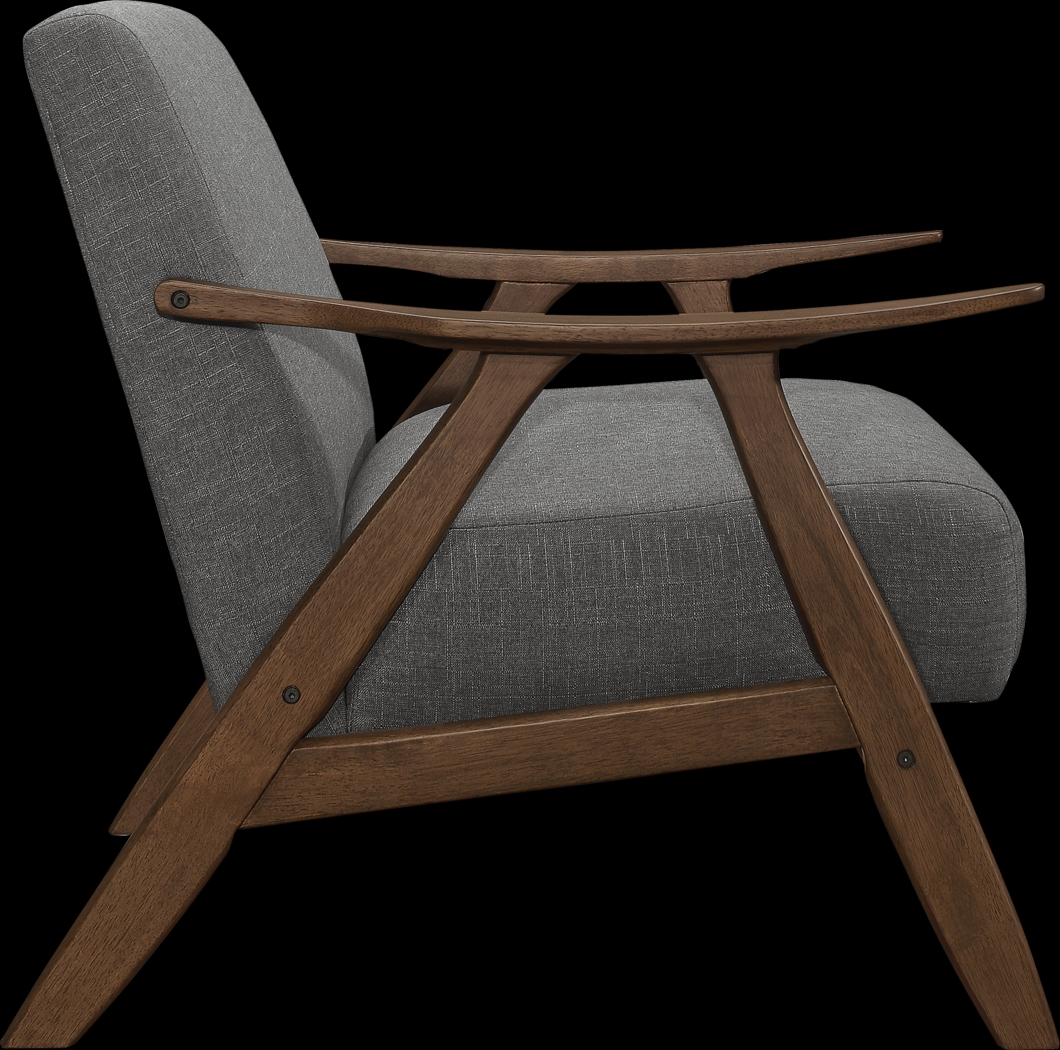 Shinano Gray Accent Chair - Thumbnail - Image 4