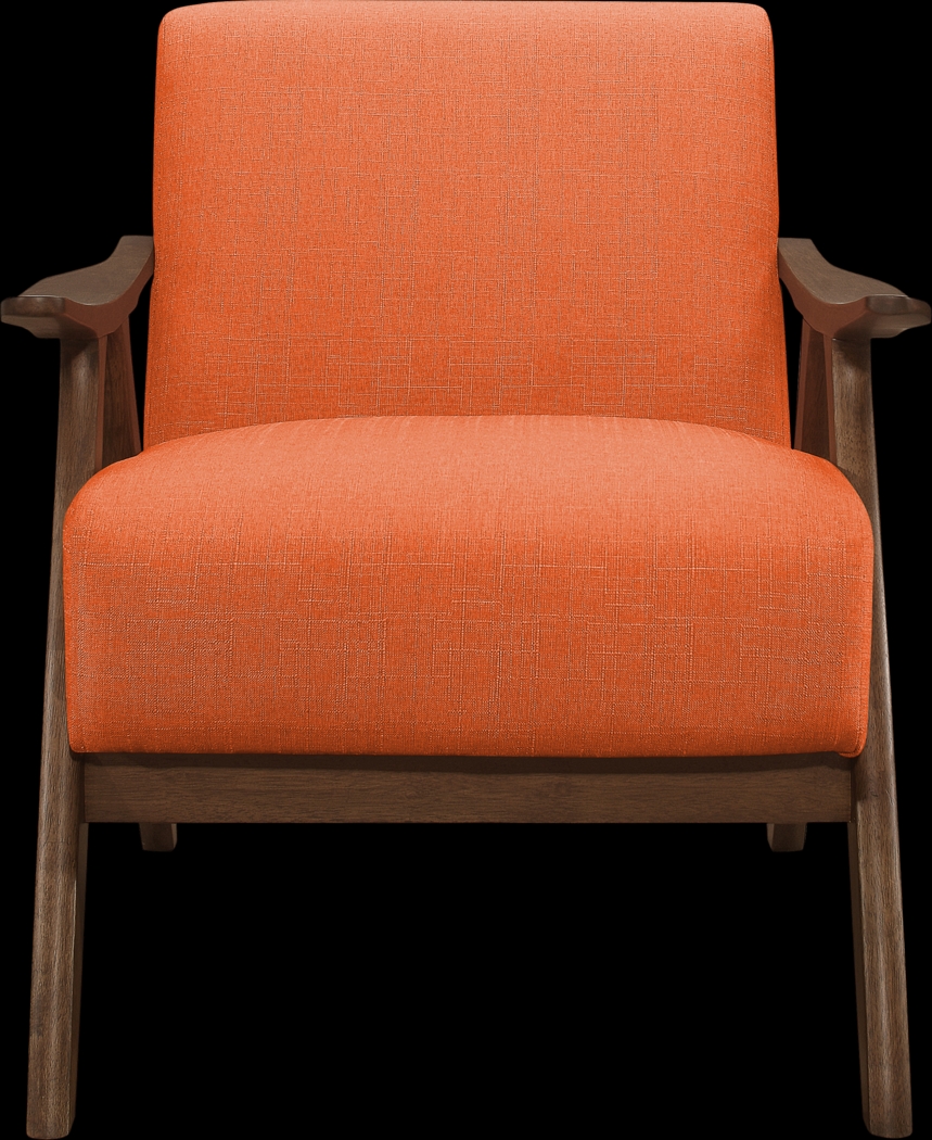Shinano Orange Accent Chair - Thumbnail - Image 3