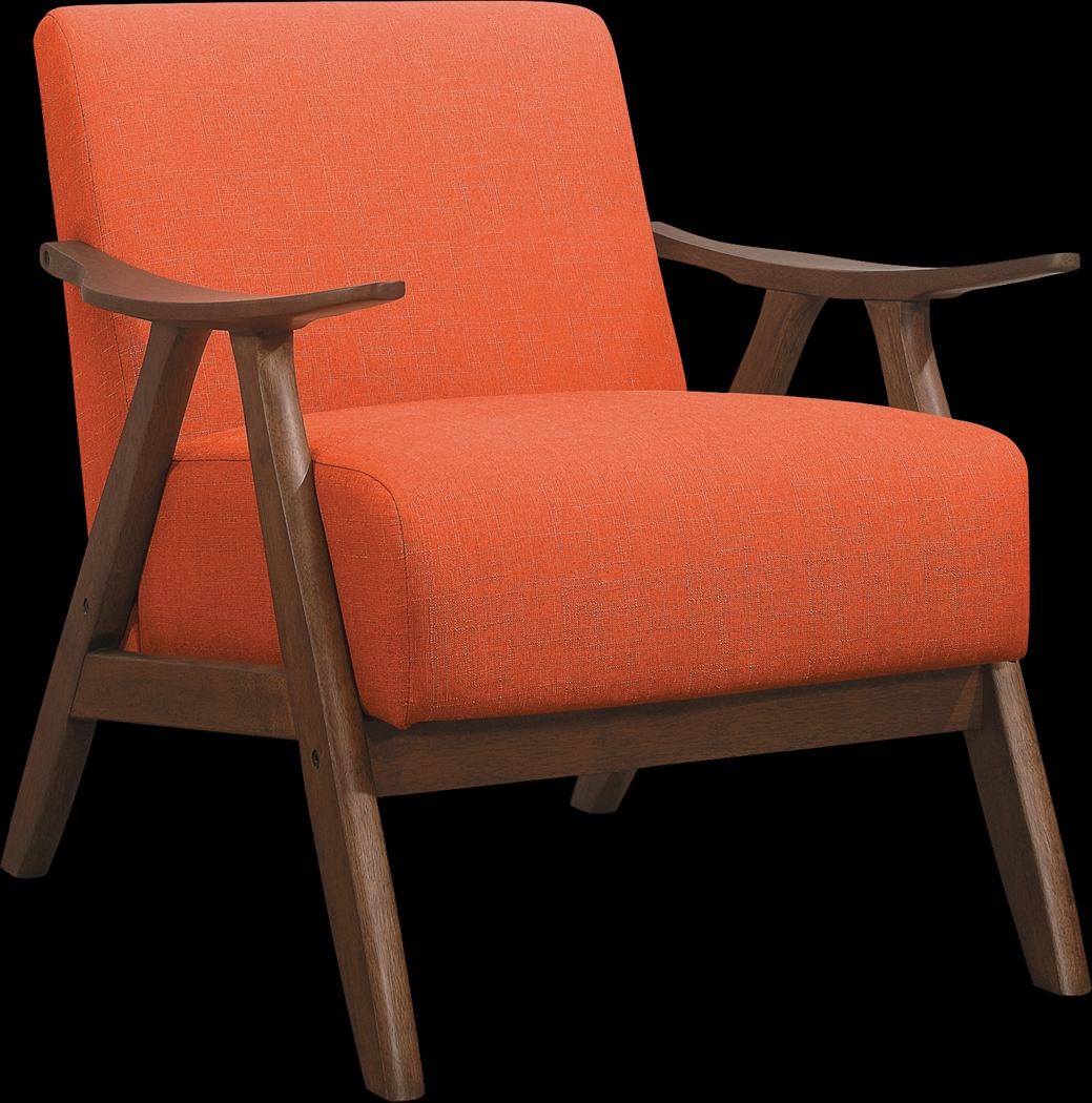 Shinano Orange Accent Chair - Thumbnail - Image 1