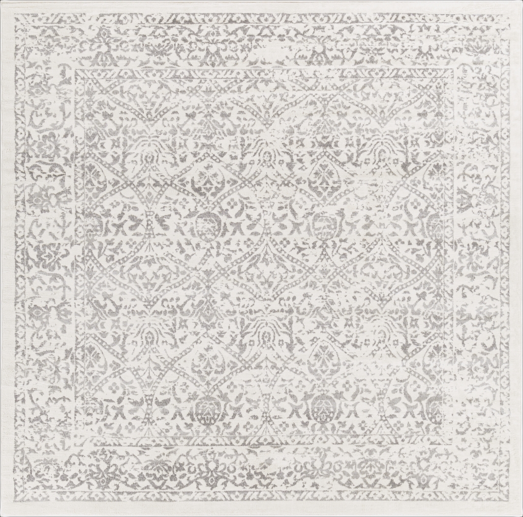 Shinnwood I Off-White 6'7 Square Rug - Thumbnail - Image 1
