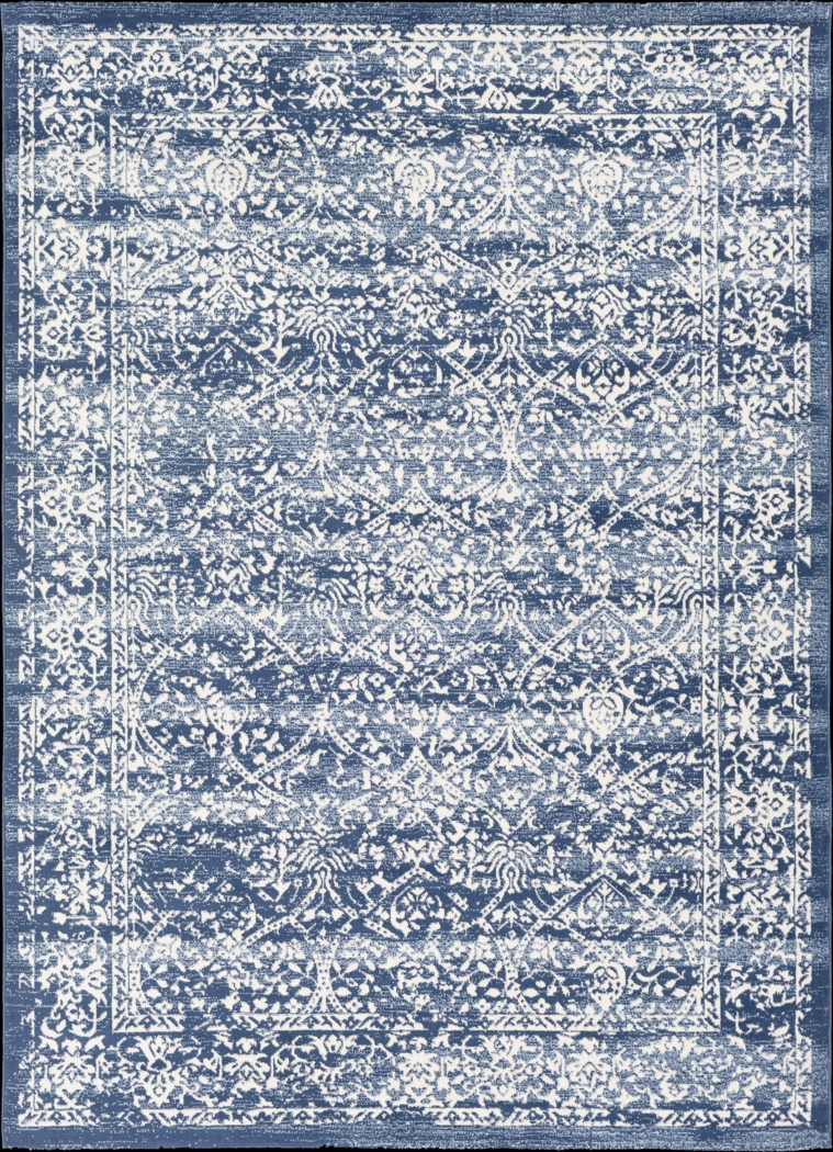 Shinnwood II Blue 5'3 x 7'1 Rug - Thumbnail - Image 1