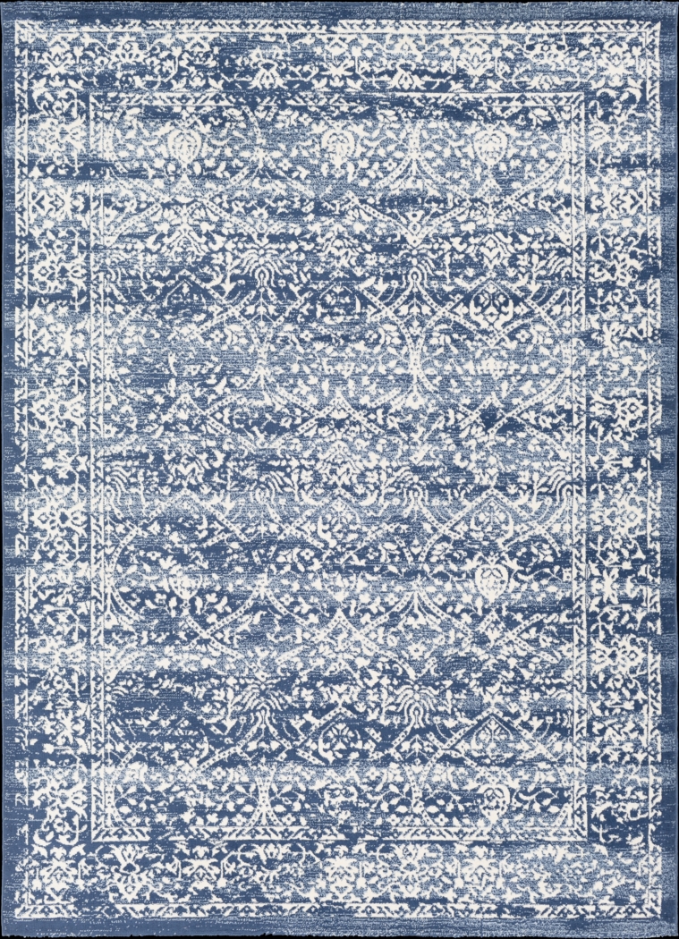 Shinnwood II Blue 6'7 x 9' Rug - Thumbnail - Image 1