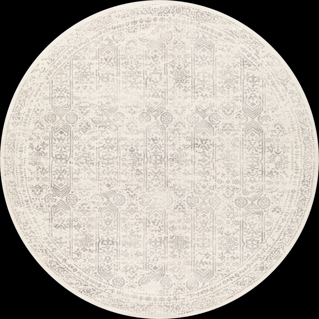 Shinnwood III Cream 6'7 Round Rug - Thumbnail - Image 1