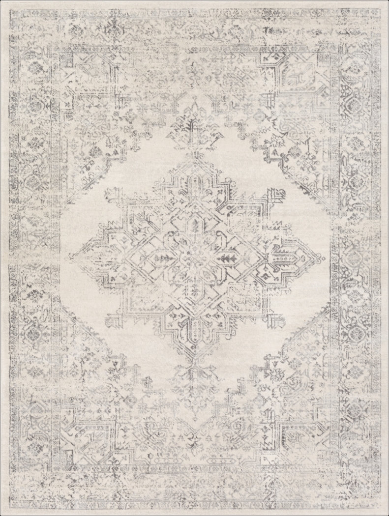 Shinnwood V White 5'3 x 7'1 Rug - Thumbnail - Image 1