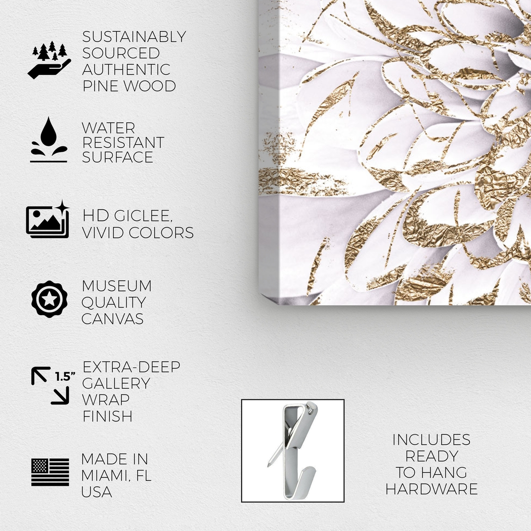 Shiny Flower White Artwork - Thumbnail - Image 2