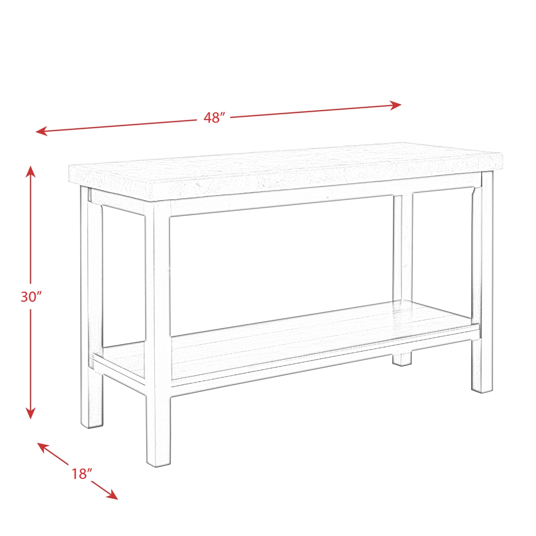Shipjack Espresso Sofa Table - Thumbnail - Image 9