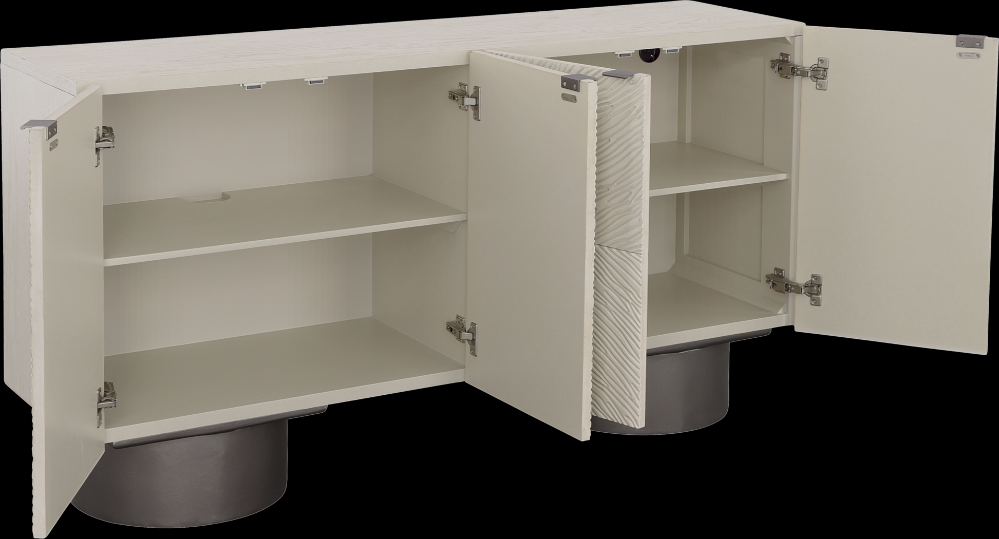 Shirecliffe White Credenza - Thumbnail - Image 4