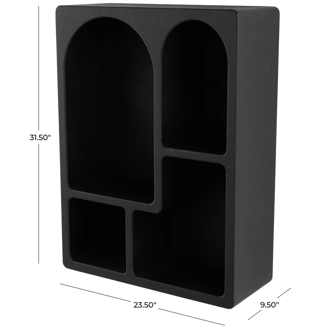 Shiri Black Wall Shelf - Thumbnail - Image 8