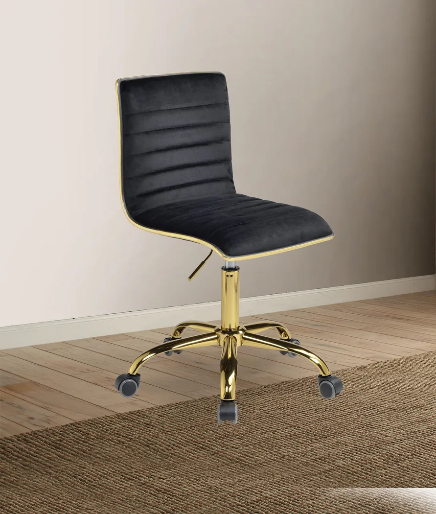 Shirlington Black Office Chair - Thumbnail - Image 2